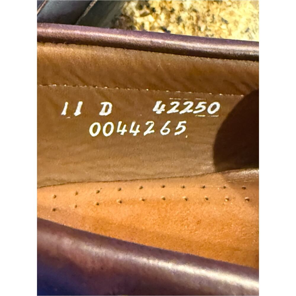 Allen Edmonds Nashua Men's 11D Brown & Black Tassel Kiltie Loafers - Picture 9 of 9